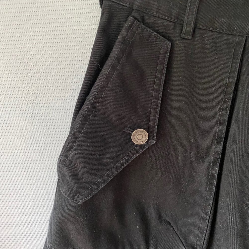 MARC BY MARC JACOBS black cotton midi jean skirt - Picture 6 of 8